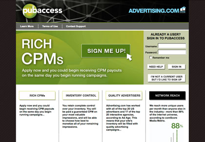 Pubaccess website redesign view 1